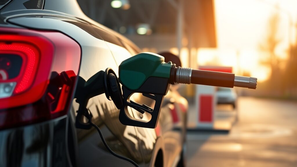 주유비 절약의 시작: 오피넷 활용 꿀팁 대방출 (realistic 스타일)