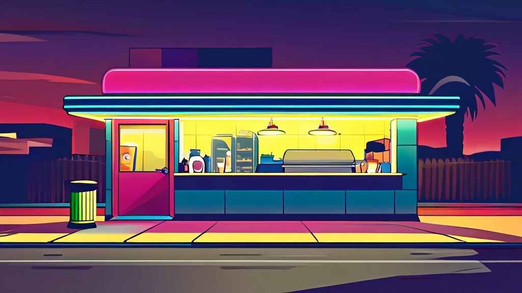 故 김창민 감독 사건: 진실 재조명, 유족의 절규와 수사 논란 2 사건의 시작: 심야 식당에서의 비극 (cartoon 스타일)