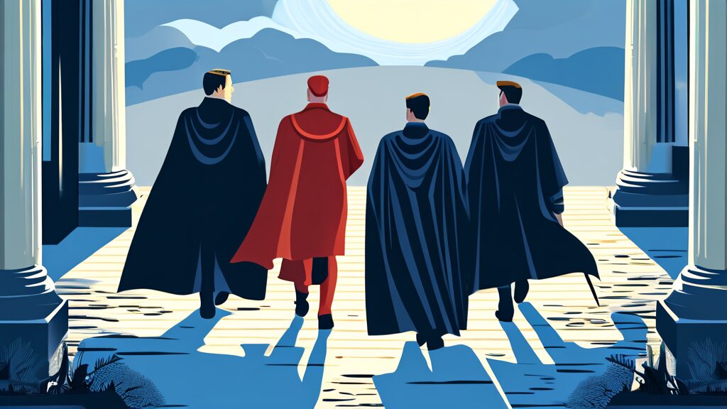 전한길 국민의힘 탈당 이유와 한미동맹단 창설: 보수 재편의 서막 7 전한길 행보의 정치적 파장 및 향후 전망 (illustration 스타일)