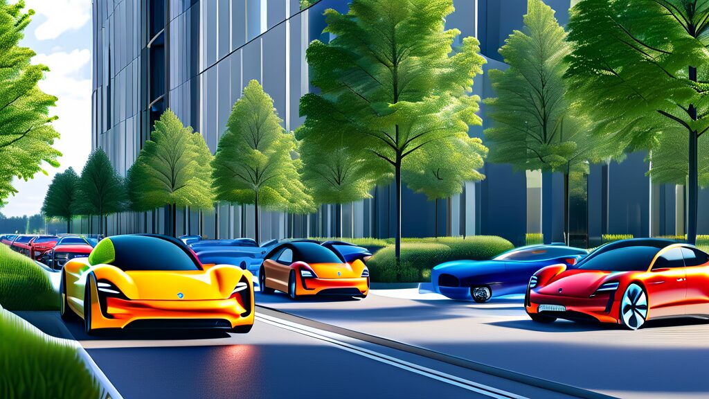 친환경차 시대, 정비 인프라 확충이 시급해요 (realistic 스타일)