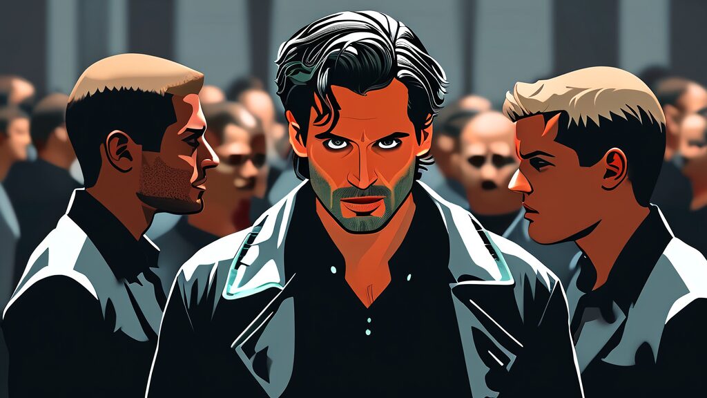 故 김창민 감독 사망 사건: 진실 공방과 유족의 눈물 6 가해자의 입장과 대중의 반응 (illustration 스타일)