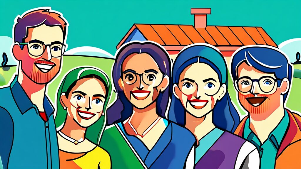 고유가 피해지원금, 더 궁금한 점은? (cartoon 스타일)